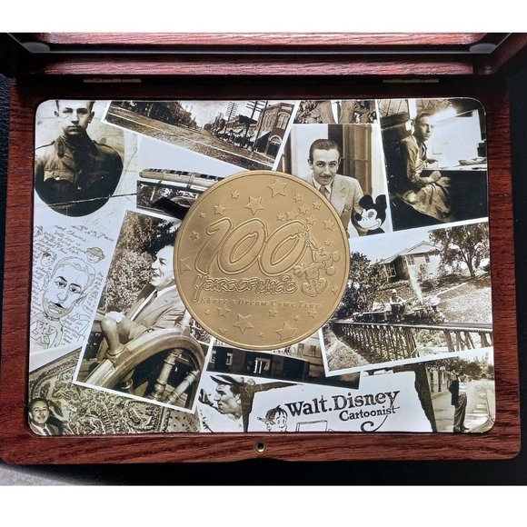 DISNEY 100 YEARS OF MAGIC SHARE A DREAM COME TRUE COINS SERIES - 7 Coins Only - Picture 3 of 4